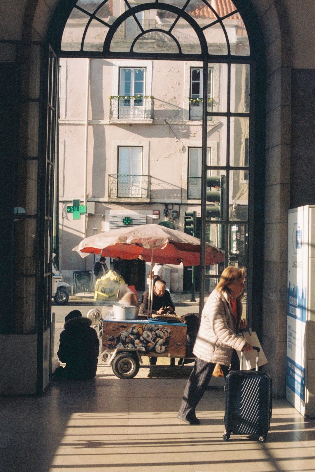 Red umbrella